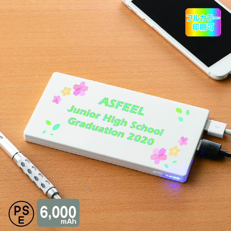フラットチャージ【6000mAh】